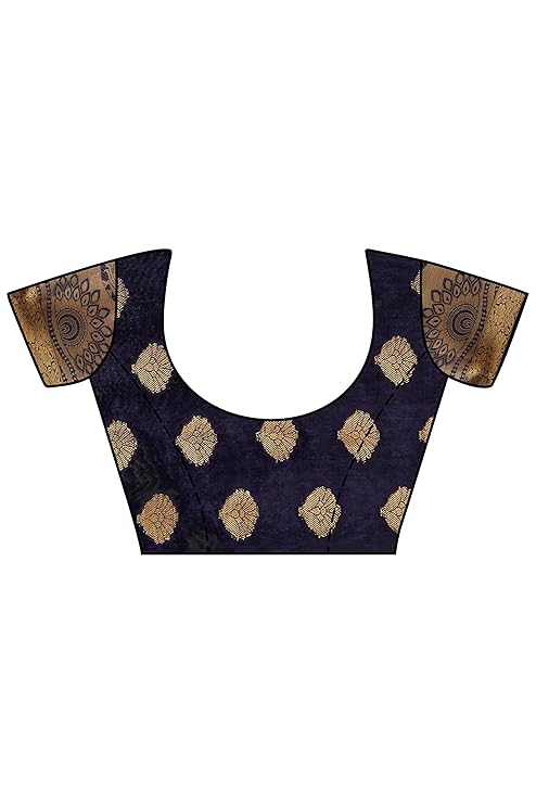 MIMOSA By Kupinda Art Silk Saree Kanjivaram Style Color: Blue