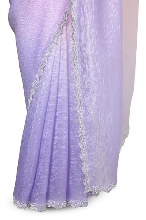 Soch Womens Organza Ombre Saree With Stone Work