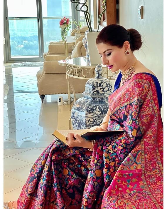 Women's Kanjivaram Pure Soft Silk Handloom Saree Pure Golden Zari With Blouse Piece